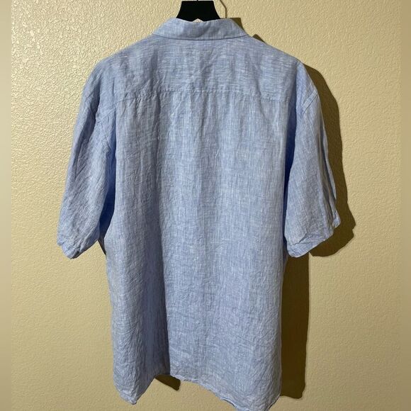 North Sails Light Blue Casual Button Down Shirt - Picture 2 of 6
